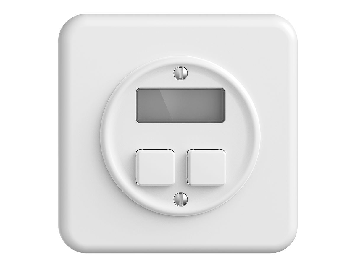 UP-Raumthermostat KNX STANDARDdue 2×mit LED RGB, weiss