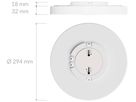 LED-Decken-/Wandleuchte Plejd CCL-01-B 22W 2200…4000K IP44 DIM Ø294mm sz