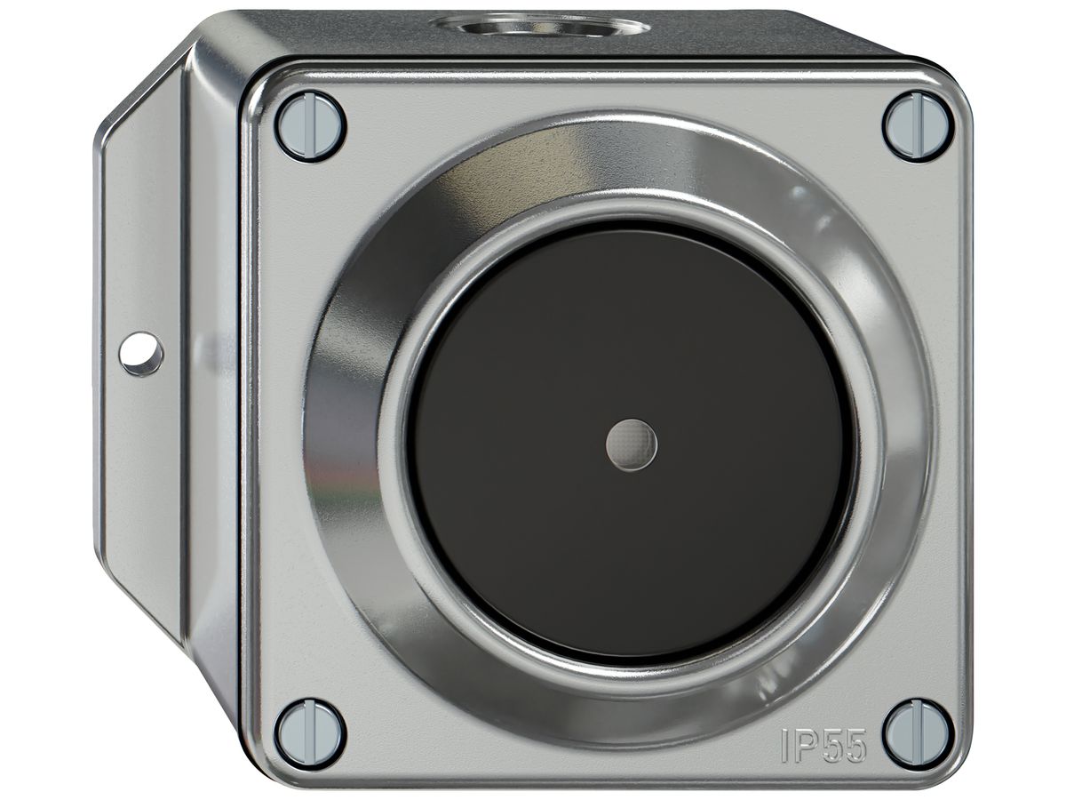 AP-Leuchtdruckschalter ELEMENT Sch 6/1L 16A 250V LED Aluminium