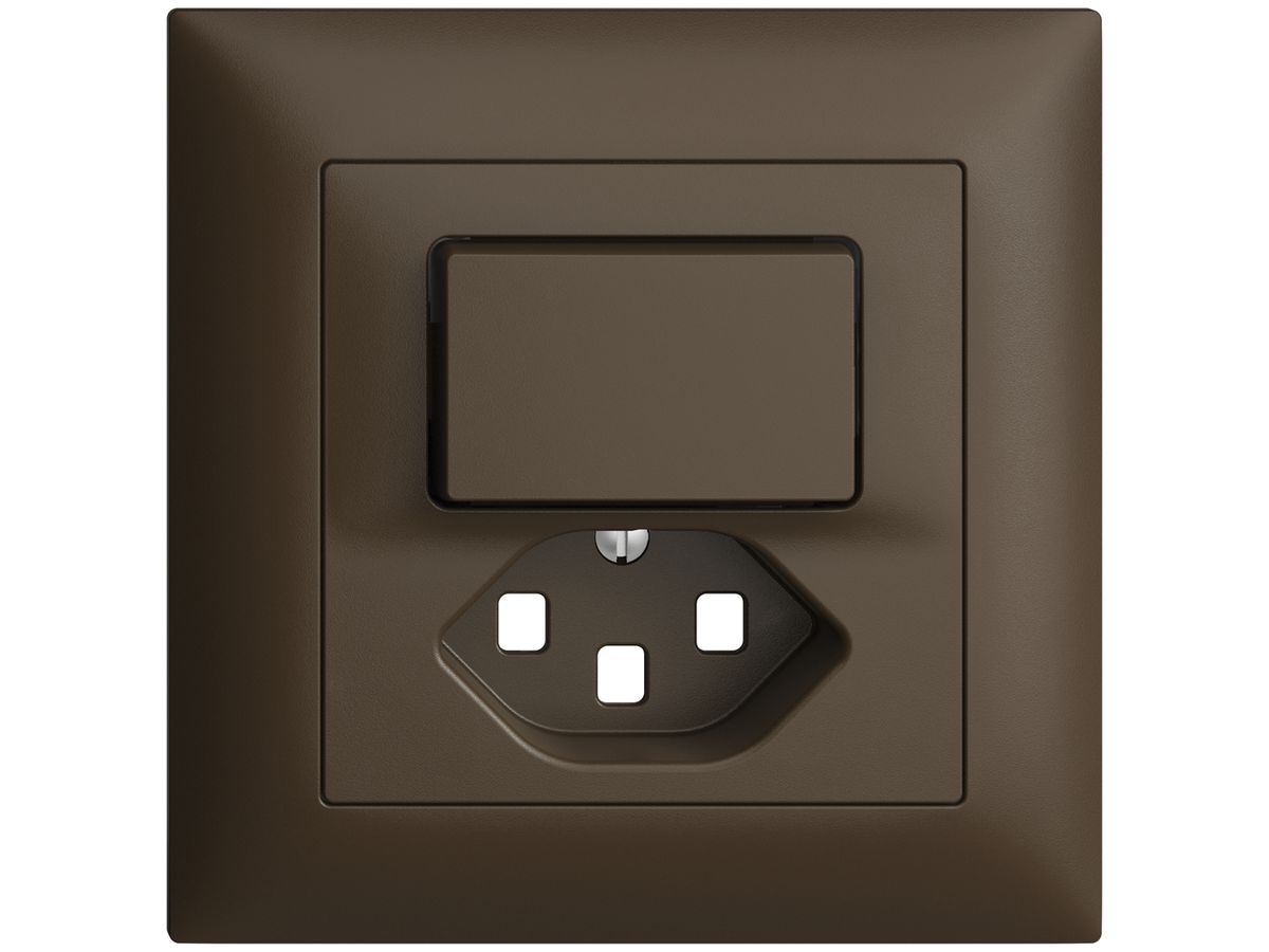 UP-Frontset EDIZIOdue T23 coffee 88×88mm für Kleinkombi