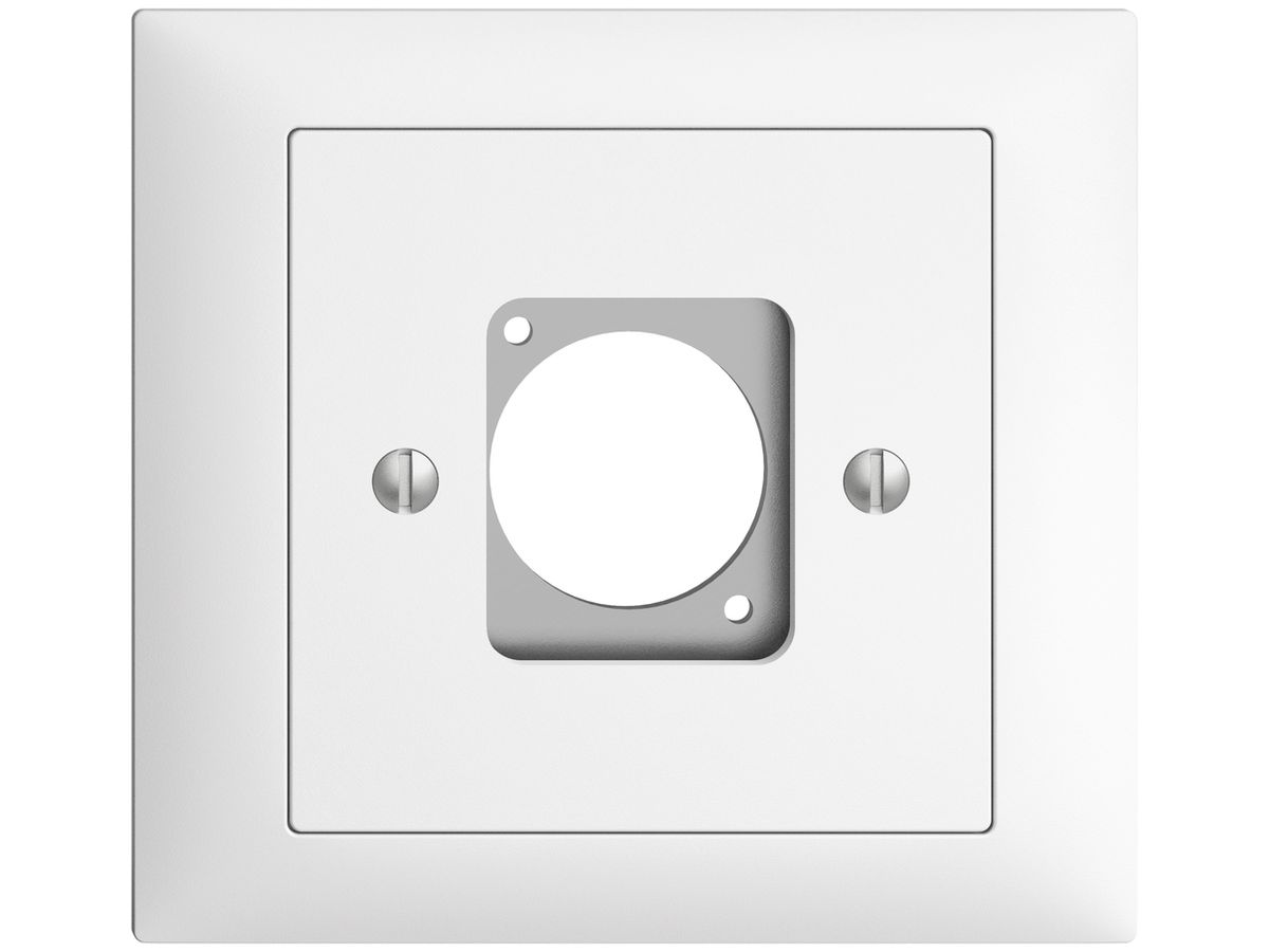 EB-Montageset für XLR-Dose EDIZIOdue weiss