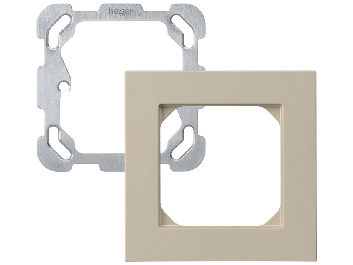 UP-Kopfzeile Hager kallysto.pro 1×1 94×94mm beige