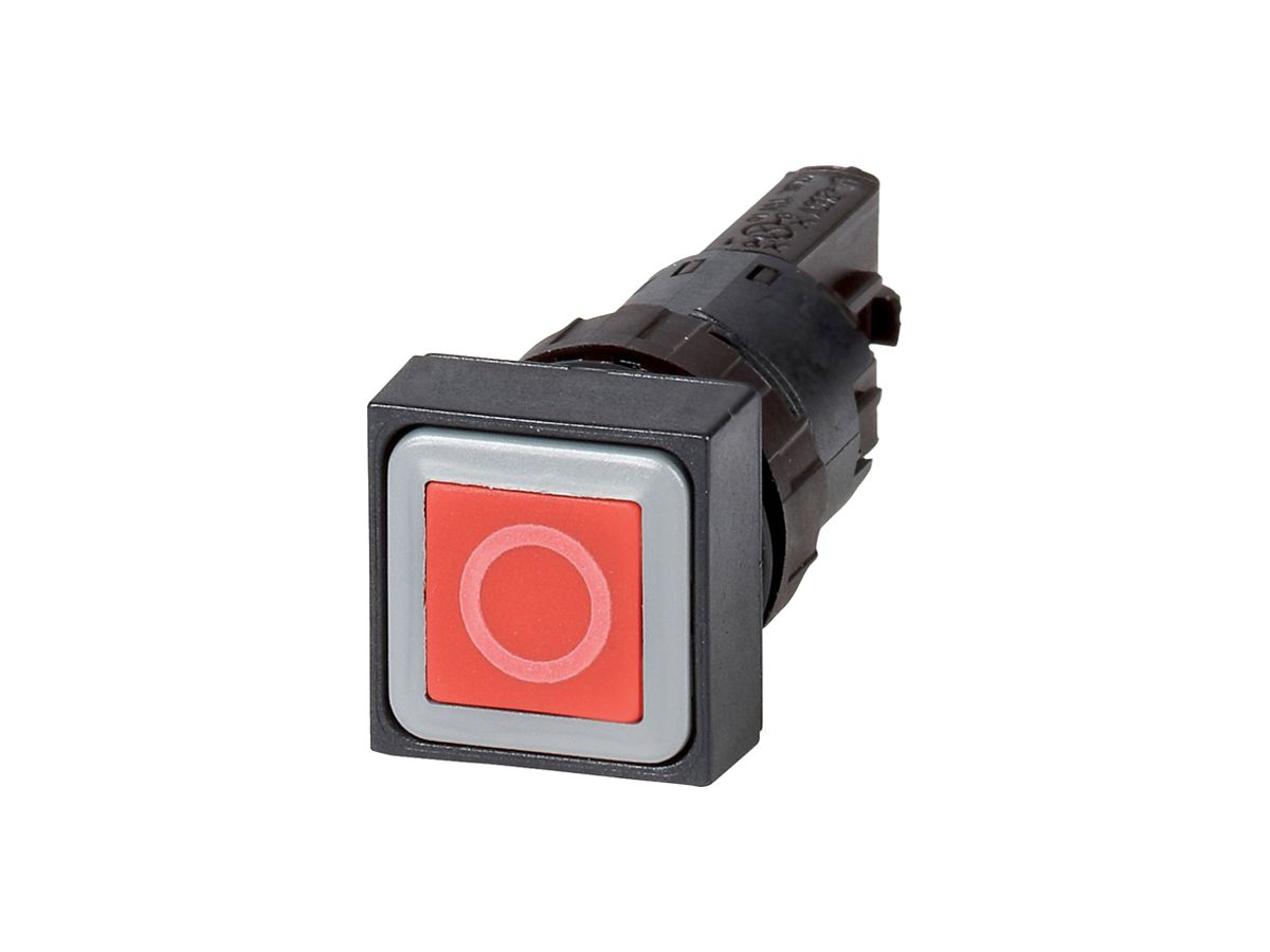 Drucktaster Eaton Q25D-10 rot "O" Ø16mm flach