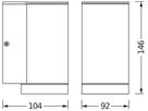 Wandleuchte LDV ENDURA CLASSIC BEAM GU10 Aluminium anthrazit