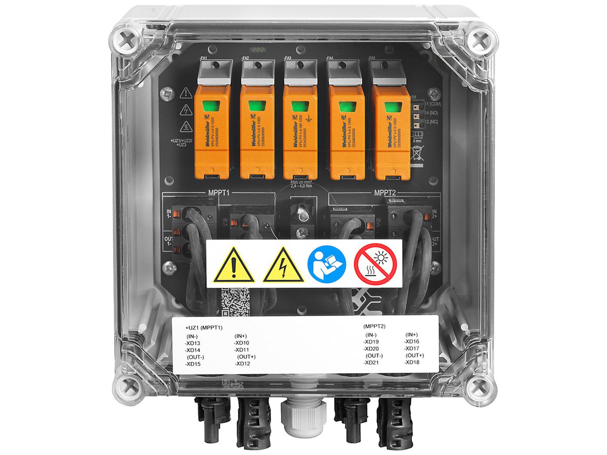 Generatoranschlusskasten WM GAK PVN DC 2I 1O 2MPP SPD1R EVO 11 1MPE