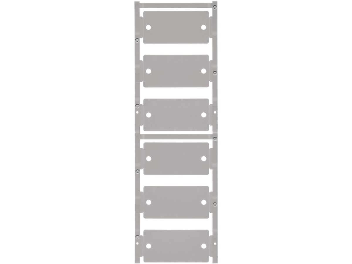 Gerätemarkierer Weidmüller MultiCard CC 30×60mm PA66 grau