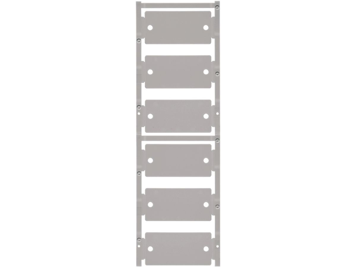 Gerätemarkierer Weidmüller MultiCard CC 30×60mm PA66 grau