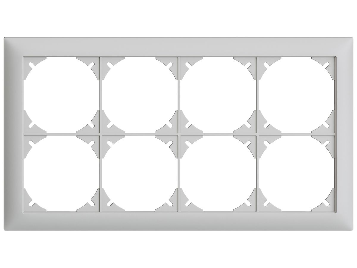 UP-Kopfzeile EDIZIOdue SNAPFIX® 2×4 horizontal 268×148mm hellgrau
