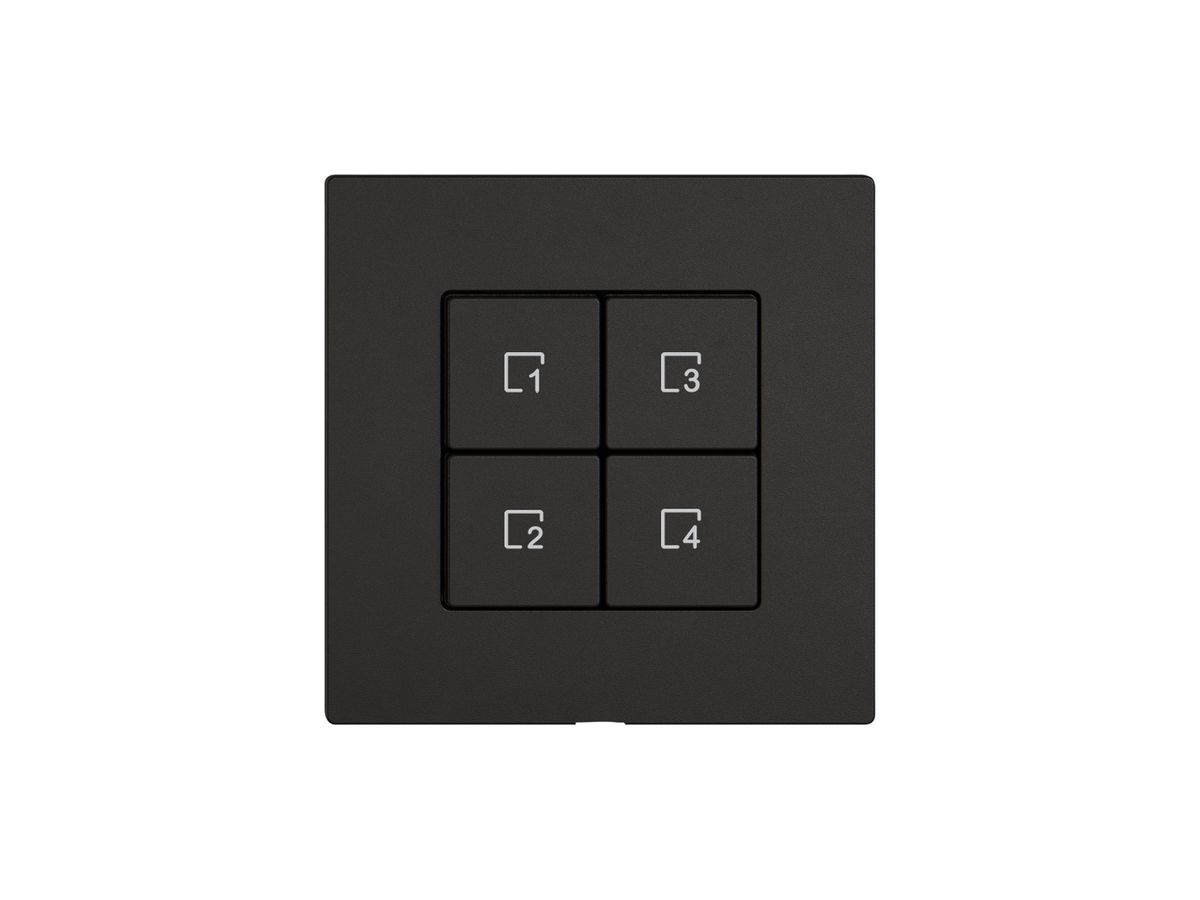 Bedienaufsatz zu Szenentaster EDIZIO.liv Wiser SNAPFIX® 4 Szenen WLAN 4T sz