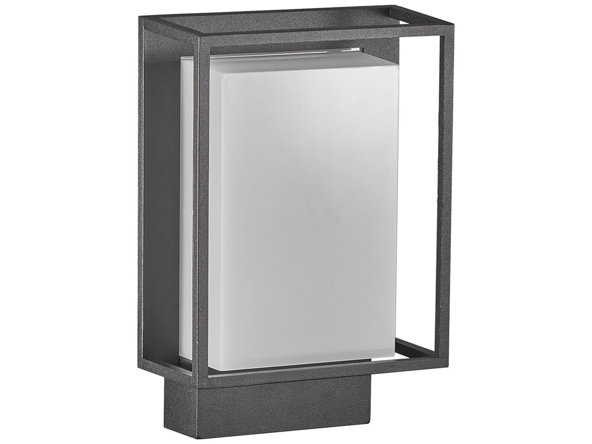 LED-Wandleuchte Nordlux Nestor 8W 550lm 2700K IP44 221×147mm schwarz