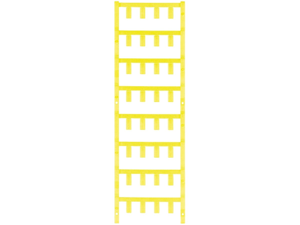 Leitermarkierer Weidmüller MultiCard SF für Ø3.6…6mm 12×5.7mm PA66 gelb