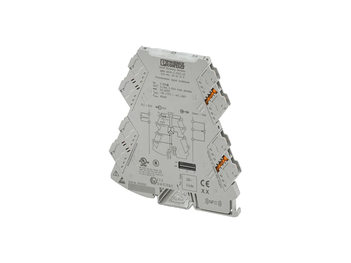 Potentiometerpositionswandler PX MINI MCR-2-POT-UI 1-Kan 9.6…30V