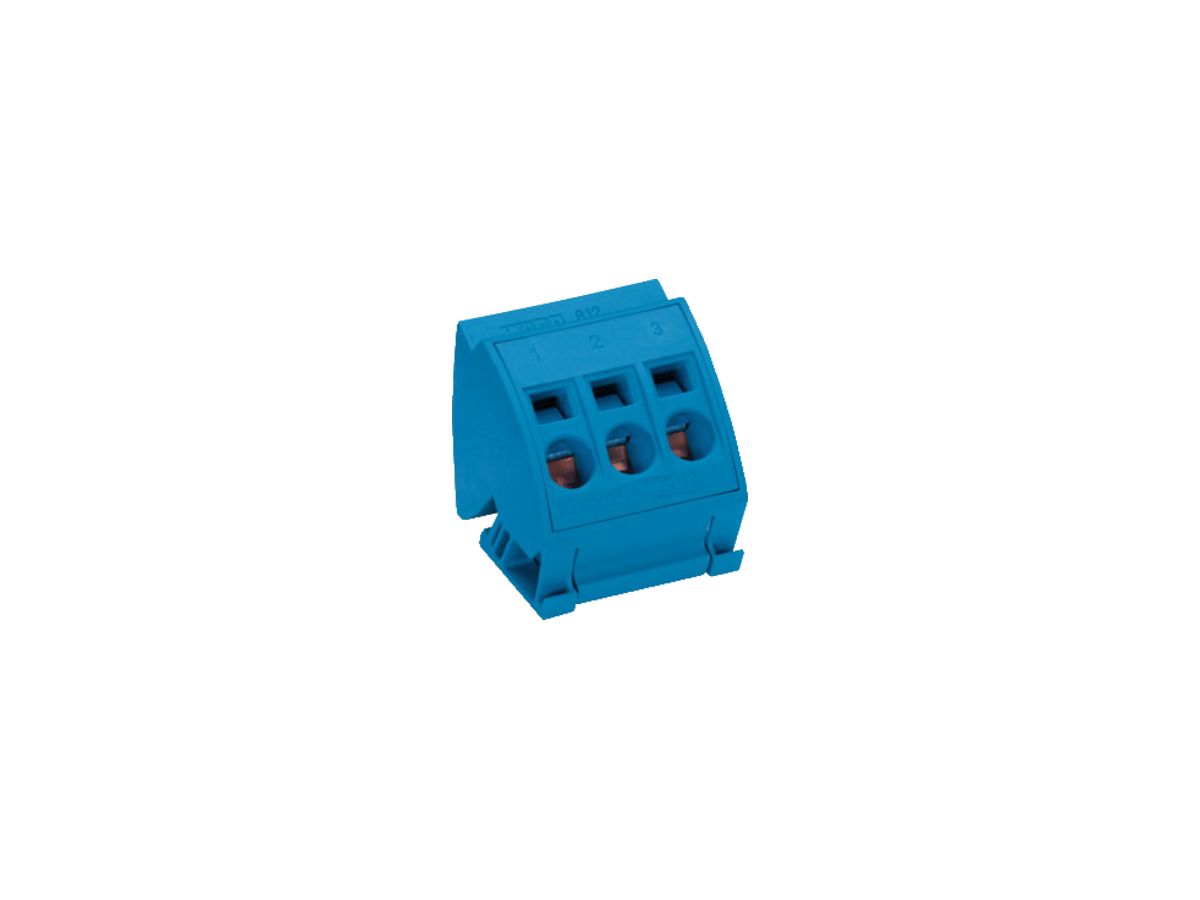 Sammelschienenblock WAGO 3×1.5…16mm² blau