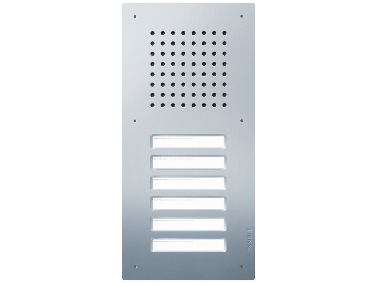 Aussenstation Audio Siedle Classic Bus-System 6 12VAC 356×171×65mm IP54