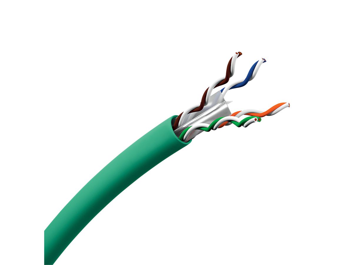 Datenkabel EASYNET ungeschirmt U/UTP Kat.6 L=305m, grün