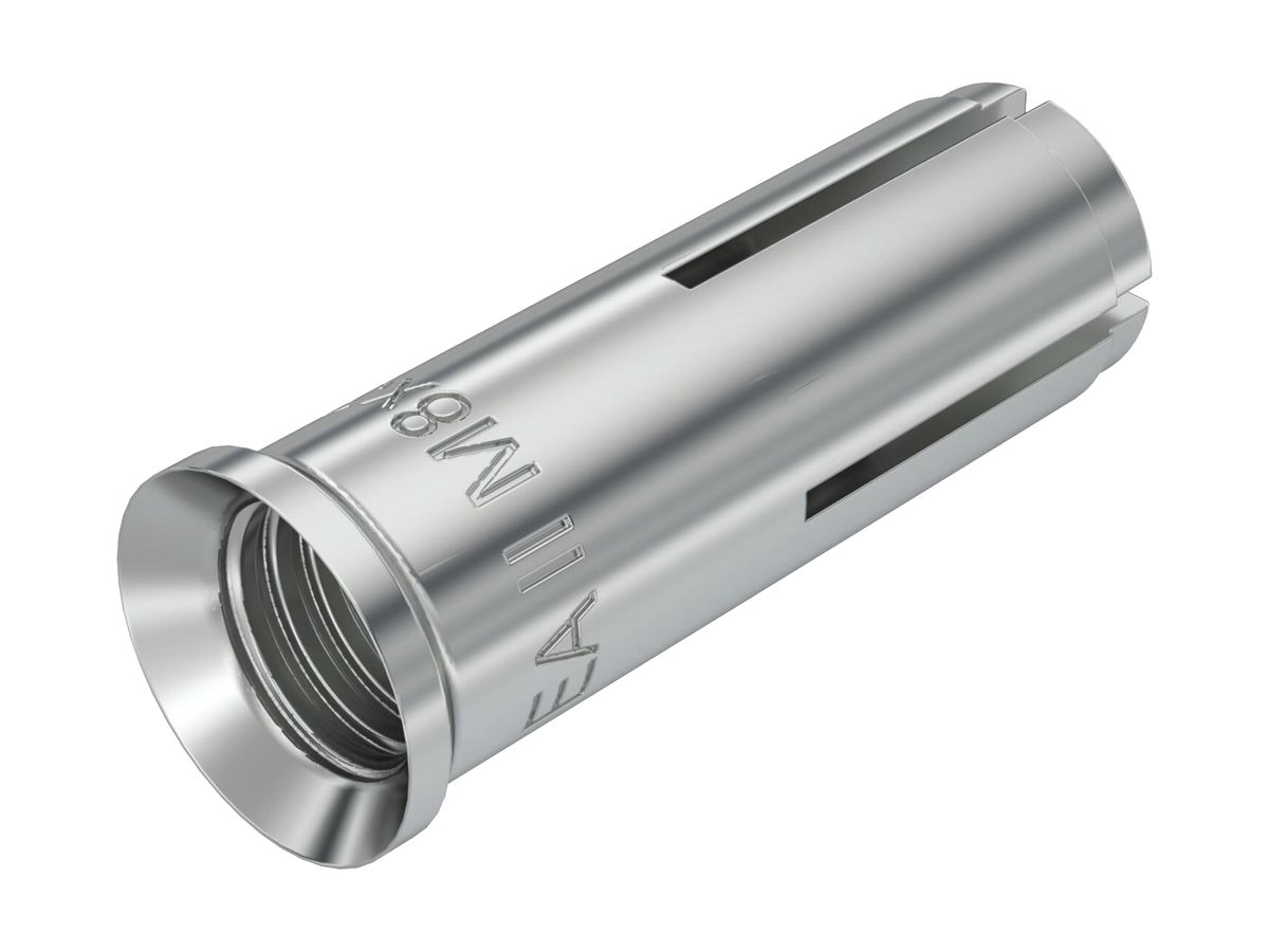 Einschlagdübel BET EA II M8 Ø10×30mm St galvanisch/ elektrolytisch verz.