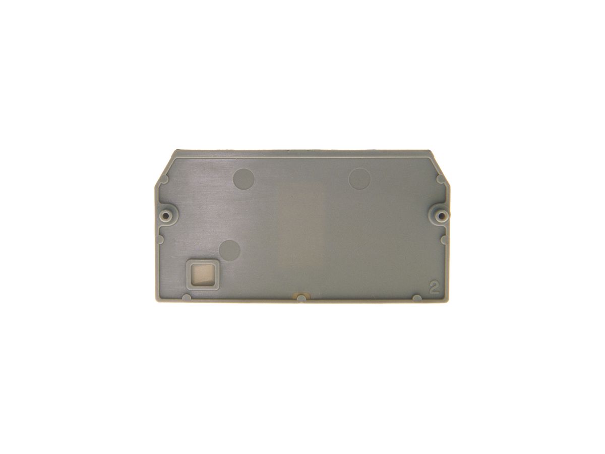 Trenn-/Abschlusswand 4mm² grau für F W35310/4