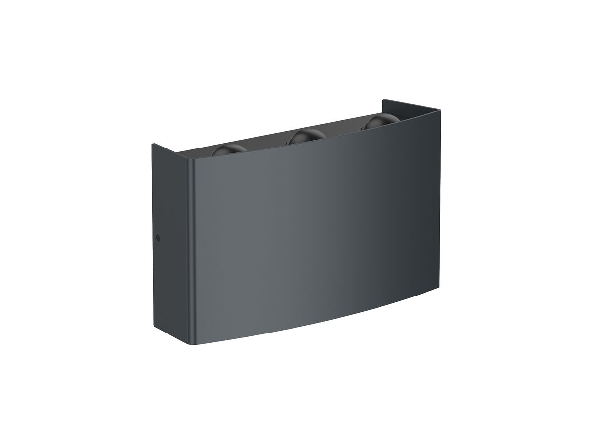 LED-Wandleuchte DOTLUX Sixfold 6W 320lm 3000K IP65 direkt/indirekt 165×94mm sz