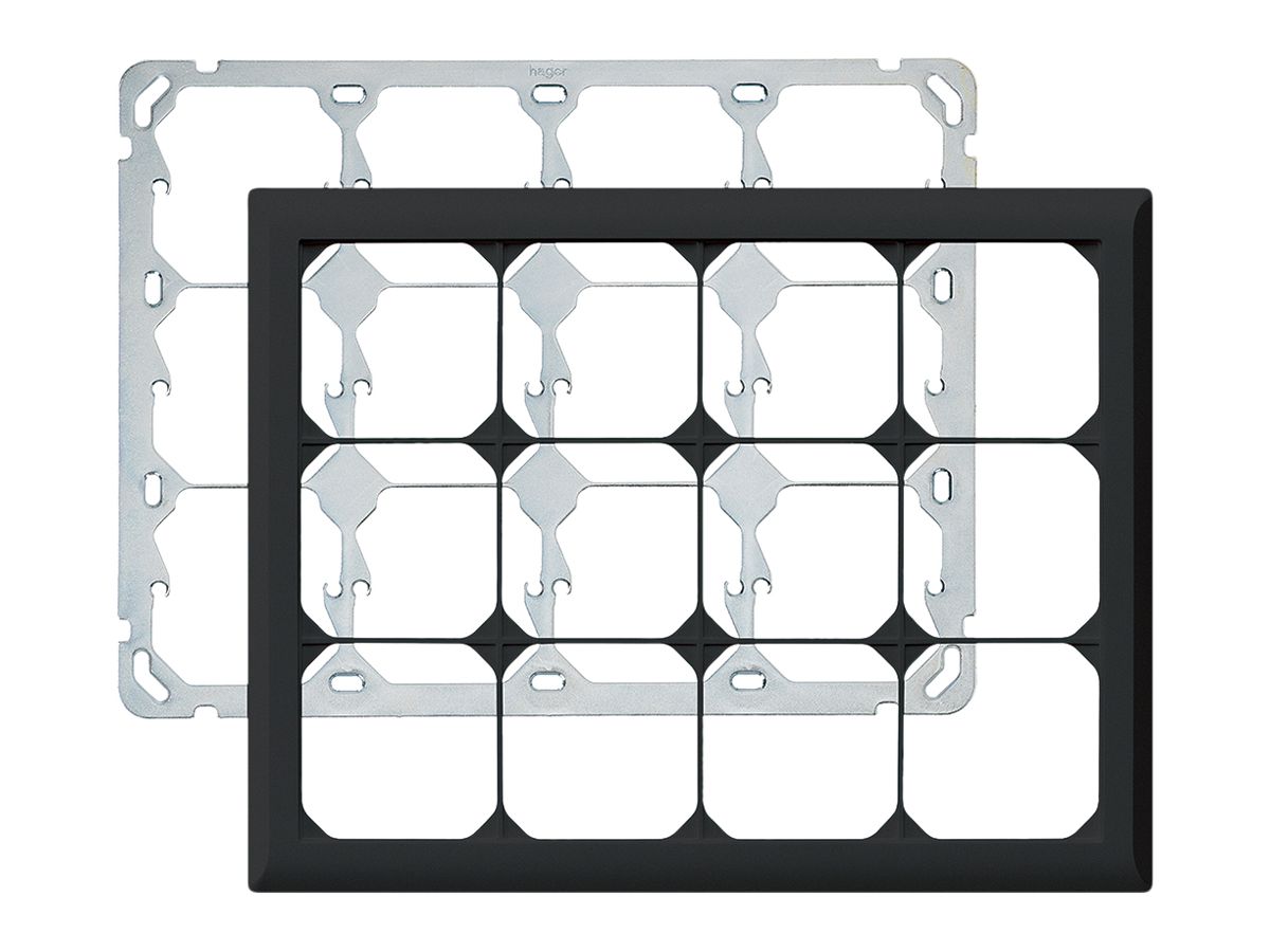 UP-Kopfzeile kallysto.line 3×4 schwarz horizontal