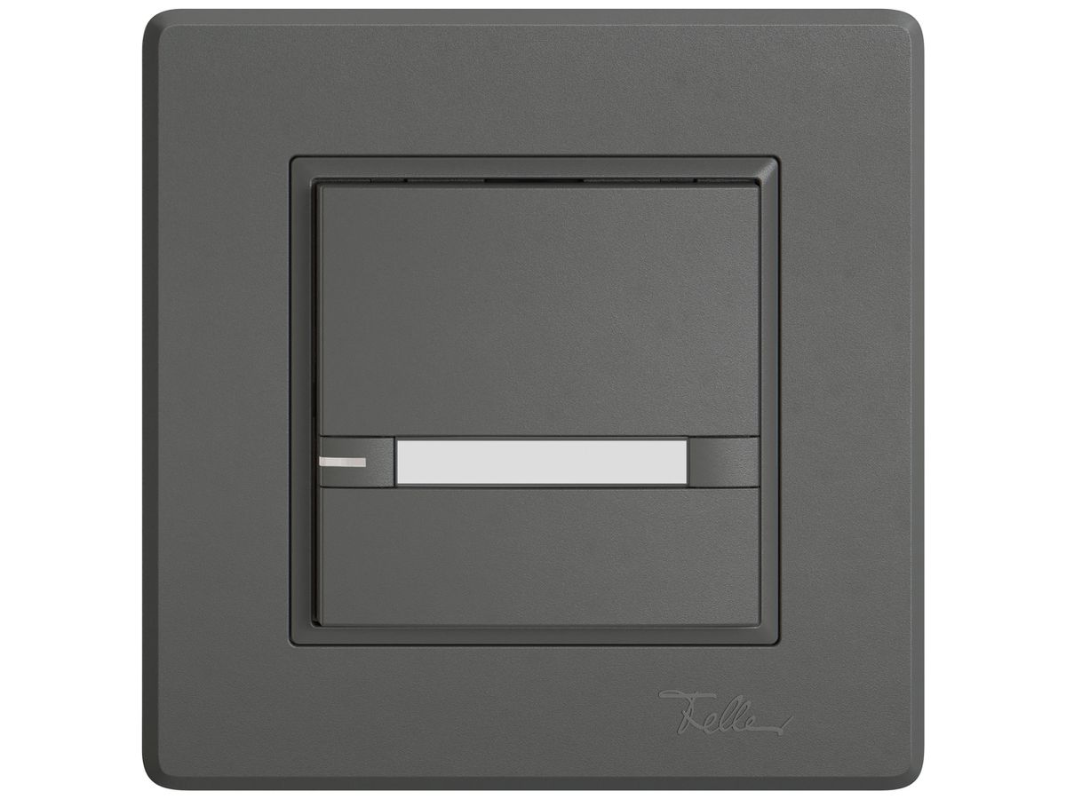 UP-KNX-Taster RGB EDIZIO.liv SNAPFIX® Temperaturfüh.RGB-LED Pap.1×T 2-Tbed.dgu