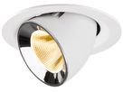LED-Downlight SLV NUMINOS GIMBLE M 12W 1800lm 3000K NB DALI Ø120 ws/cr