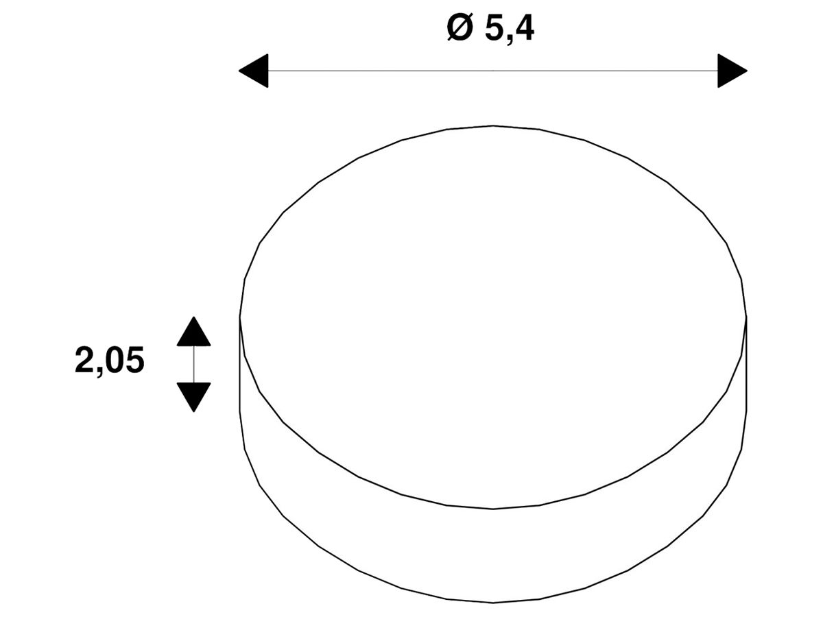Zierring SLV GRIP L Aluminium Ø54×20.5mm schwarz