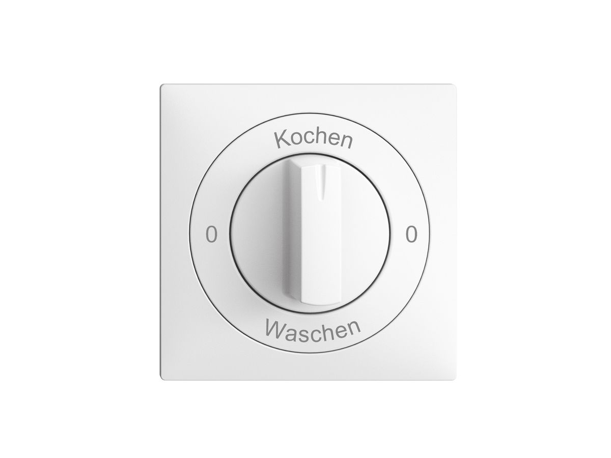 Frontset 0-Kochen-0-Waschen EDIZIOdue 60×60mm weiss