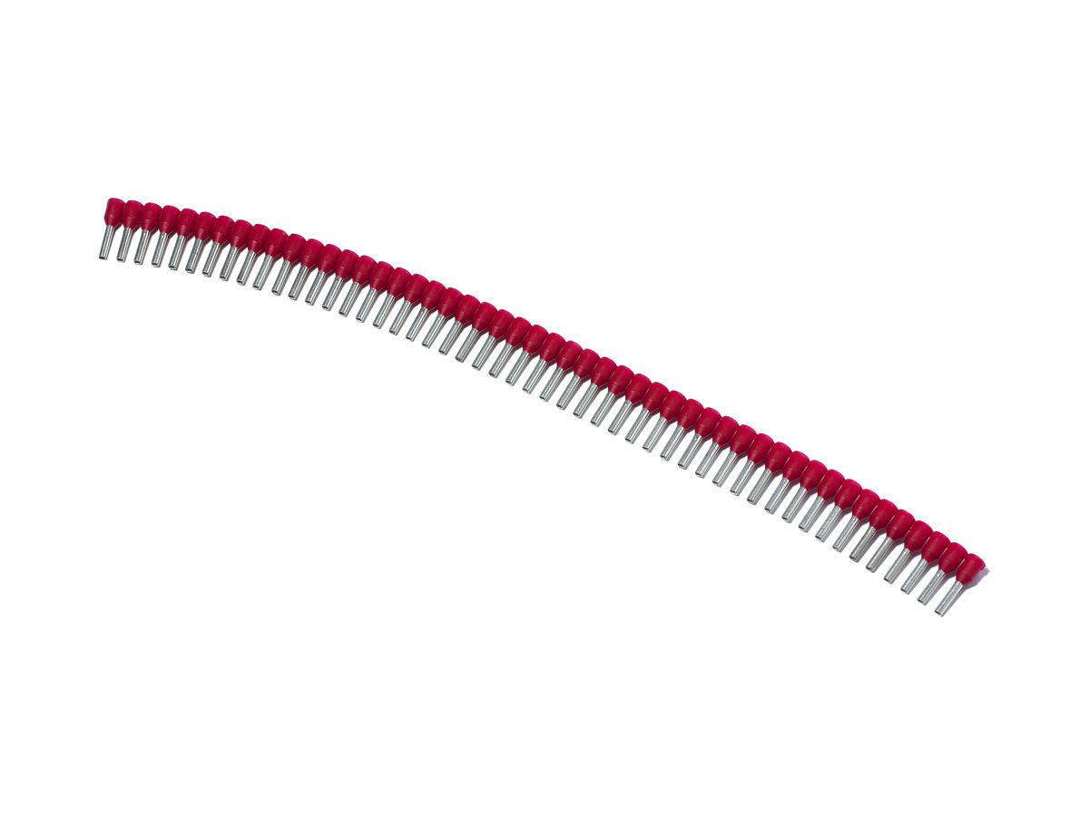 Aderendhülsen-Band für Stripax plus 1.0mm²/8 rot