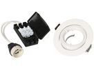 EB-Spot MAX HAURI maxLUCE GU10 Loch-Ø80mm mit Spannfedern weiss