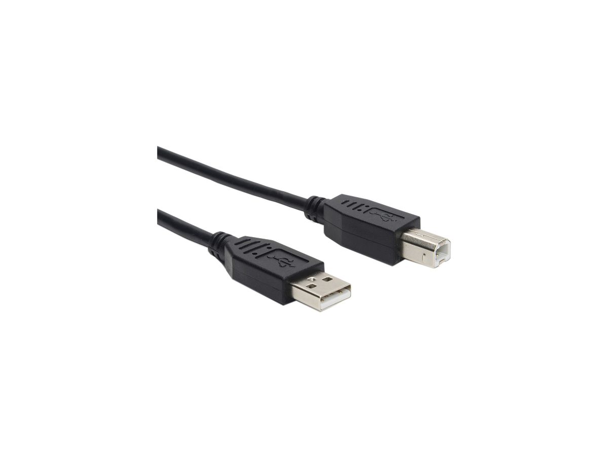 USB-Kabel CeCoNet USB-A/USB-B (USB 2.0) 480Mbit/s schwarz 5m