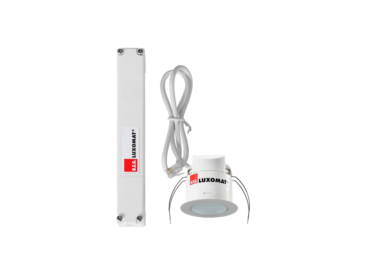 EB-Präsenzmelder SWISSLUX PD11-M-DACO-FLAT DALI-2 hellgrau