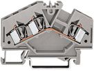 Durchgangsklemme frontverdr. WAGO 4mm² grau