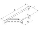 T-Abgang Lanz 200×60mm verzinkt