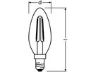 LED-Lampe PARATHOM CLASSIC B25 FIL CLEAR E14 2.5W 827 250lm