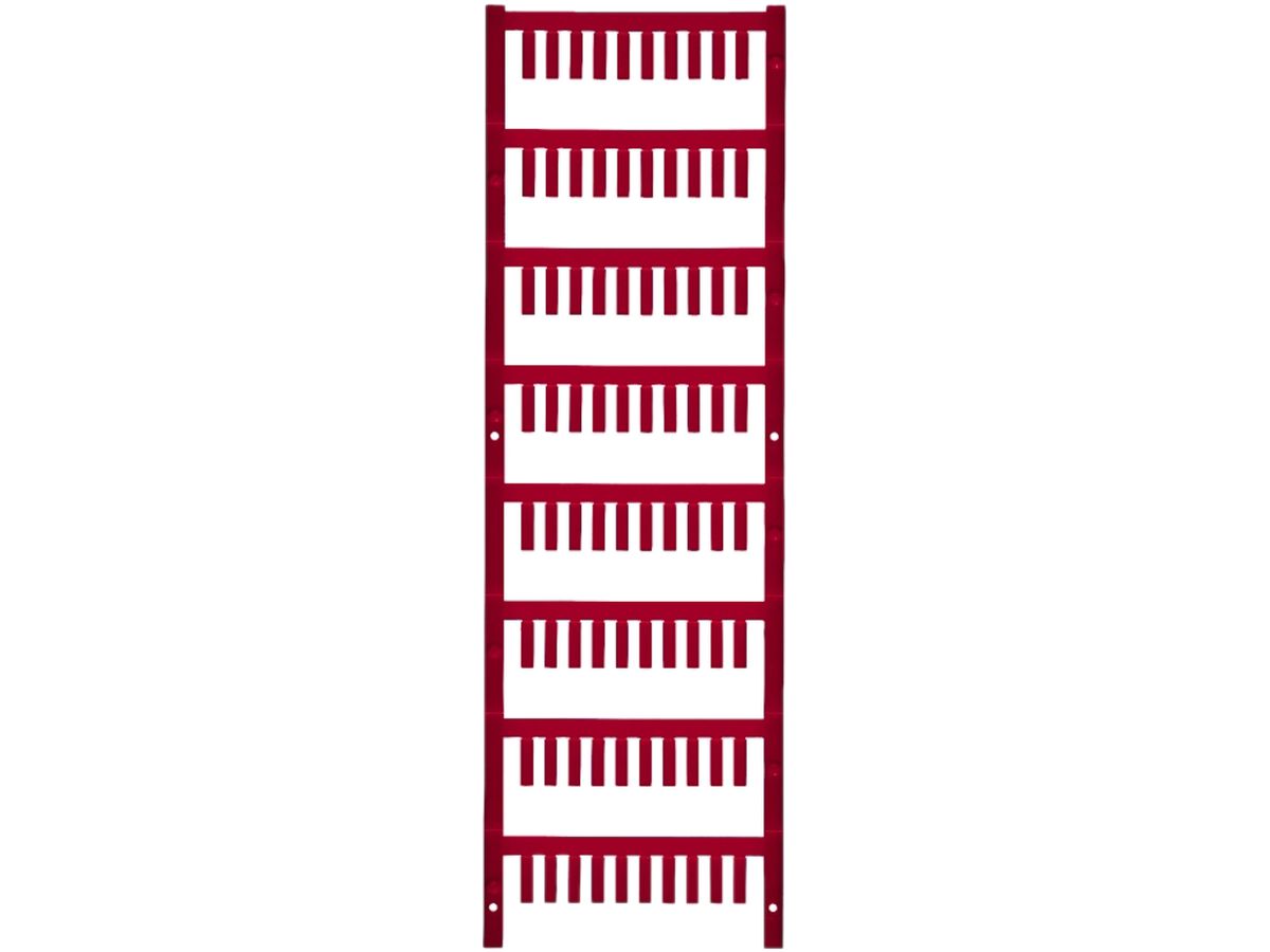 Leitermarkierer Weidmüller MultiCard SF für Ø2.2…2.9mm 12×3.6mm PA66 rot