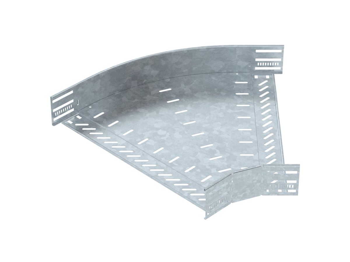 Bogen BET RB 45° 85×500mm Stahl feuerverzinkt