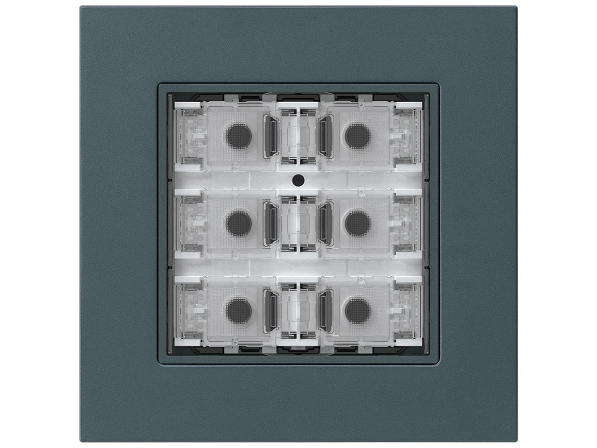 UP-Taster KNX KPR f.6×Tasten 6×Betätigungspunkte LED anthrazit