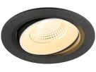 EB-LED-Spot SLV NUMINOS MOVE L 17W 2500lm 3000K WB DALI DIM Ø160×93mm sz/ws