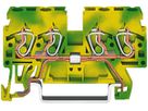 Klemme WAGO 4L 0.8…4mm² grün/gelb