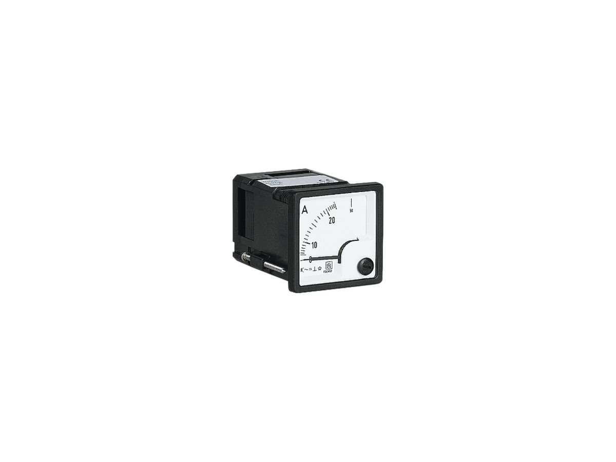 EB-Amperemeter ISKRA FQ0407 25/50 A, 25A (AC), Klasse 1.5, 48×48mm