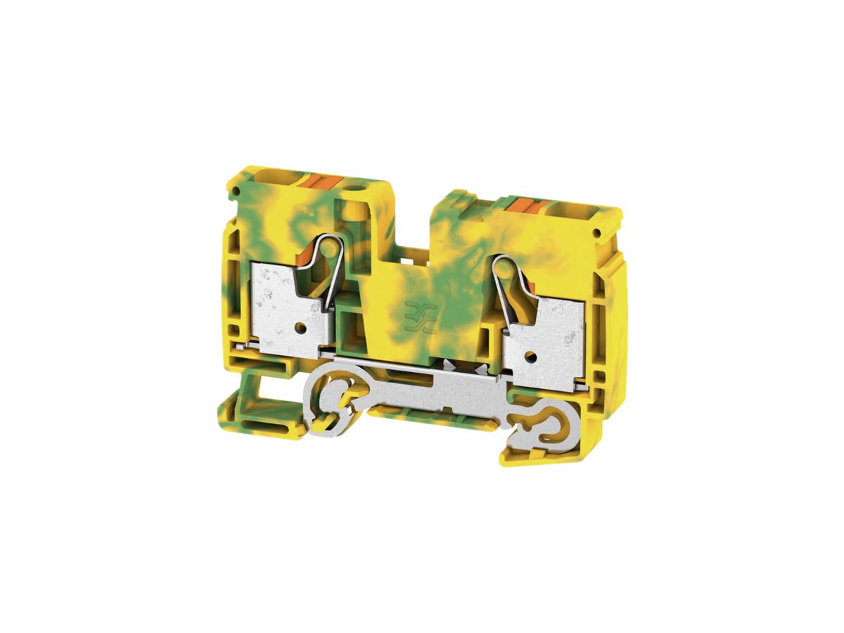 Schutzleiter-Reihenklemme Weidmüller A2C PUSH IN 10mm² grün-gelb