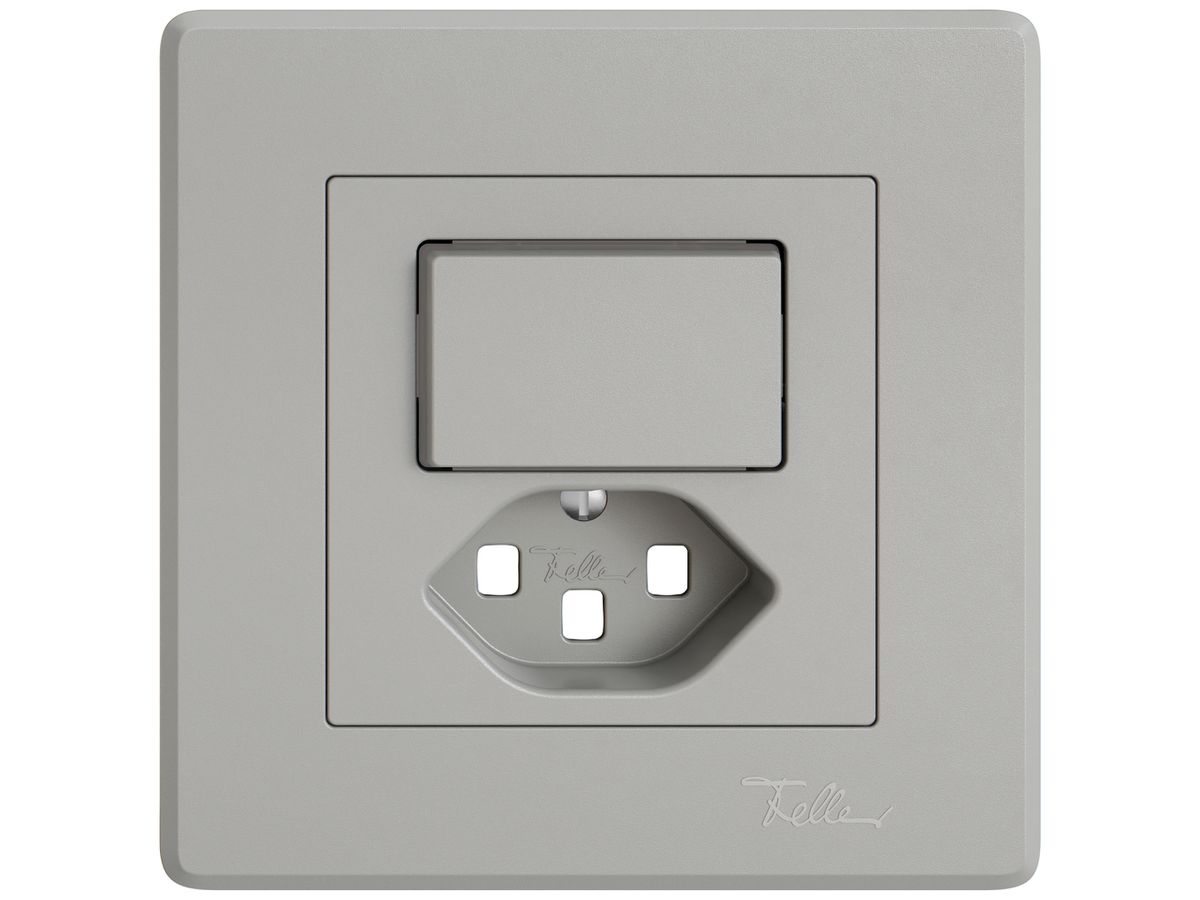 UP-Montageset EDIZIO.liv SNAPFIX® für Kombi.T23 m.1 Knopf bel.m.Seitenlinse hgu