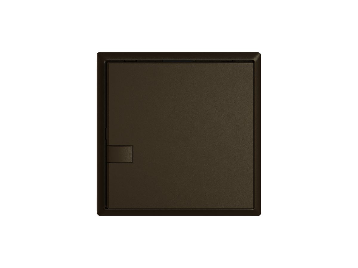 KNX-Taster RGB EDIZIO.liv SNAPFIX® Temperaturfüh.o.LED 1×Taste 1-Tbed.br
