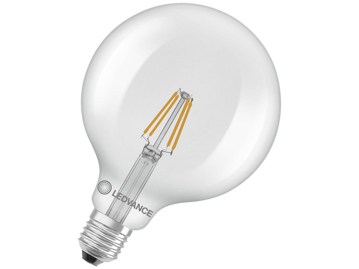 LED-Lampe LEDVANCE CLASSIC GLOBE E27 3.4W 470lm 827 R39 klar Ø125×168mm