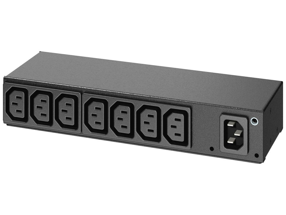 Steckdosenleiste Rack PDU Basic 44×240×93mm 1HE 8×C13 120…240V/15A