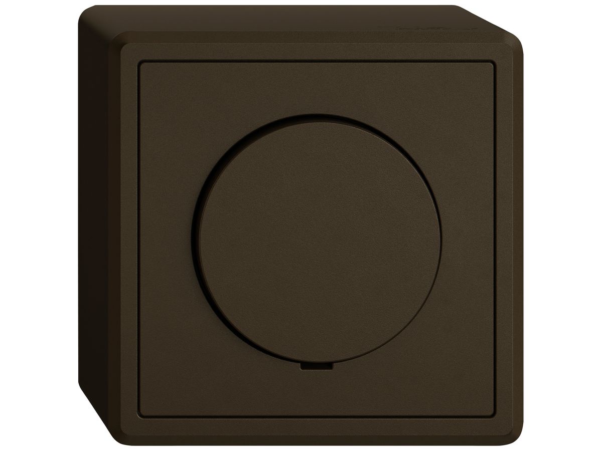 AP-Power-Drehgeber DALI EDIZIO.liv SNAPFIX® DALI-2 52mA umbra