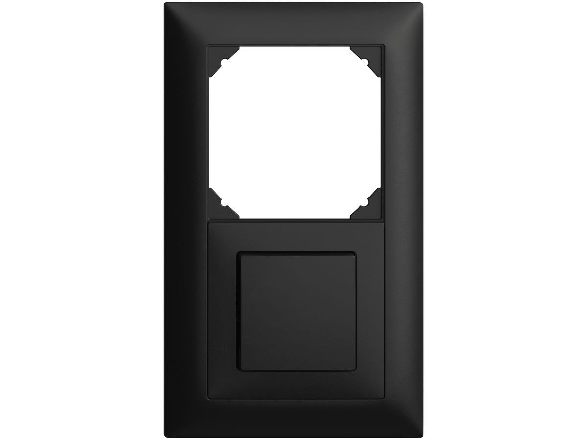 UP-Kombination leer+3/1P EDIZIOdue schwarz
