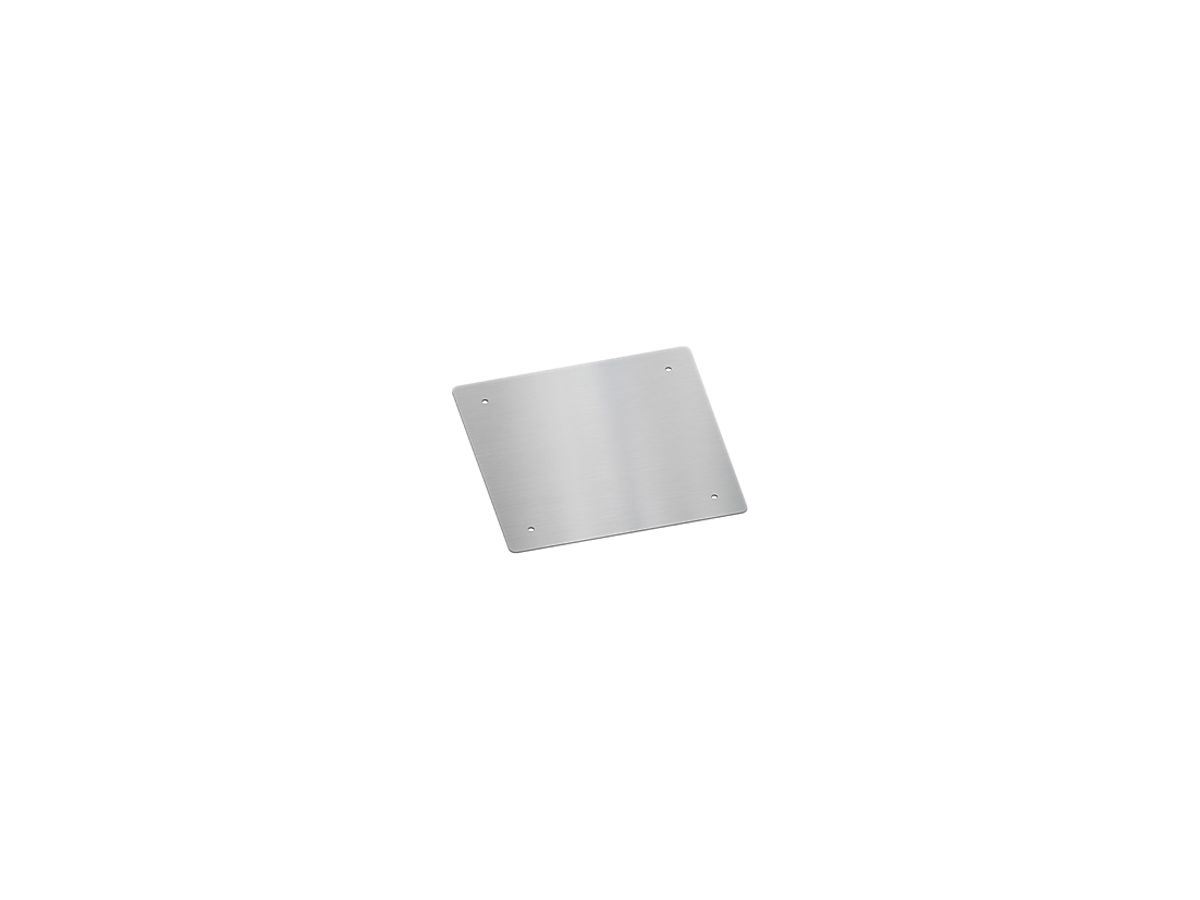 Designplatte GEOS DP-3030, Edelstahl V2A 293×293×2 mm