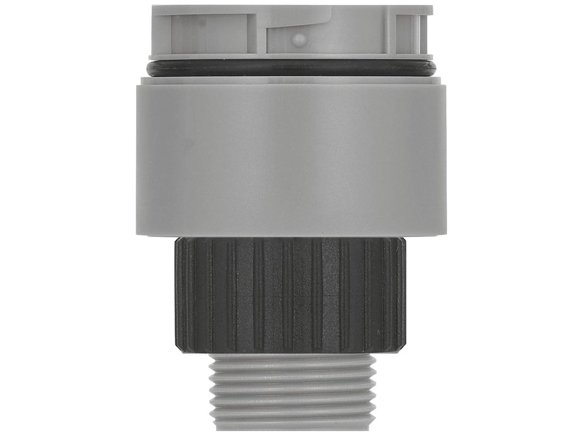 Adapter für Einlochmontage WERMA EM, grau