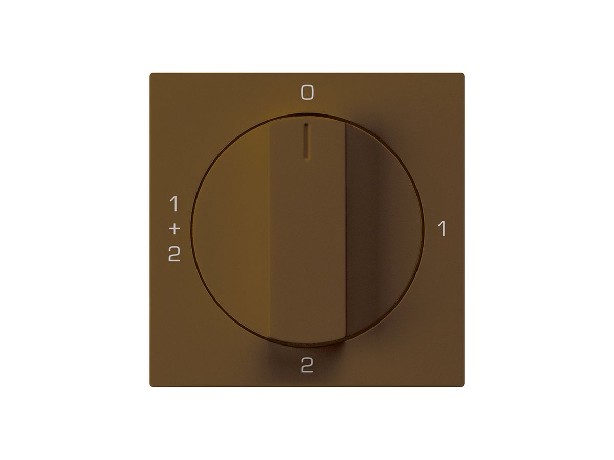 Frontset für Drehschalter S1 br 60×60mm kallysto 0-1-1+2-2